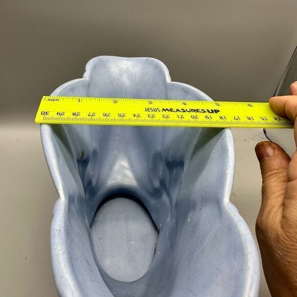 Rum rill K14 blue vintage vase - Picture 9 of 12